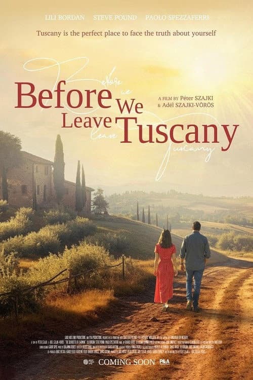 Before We Leave Tuscany poster