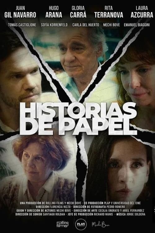 Historias de papel poster