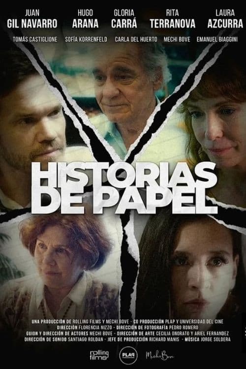 Historias de papel poster