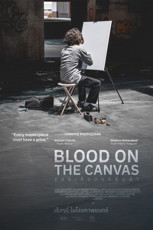 Blood on the canvas poster