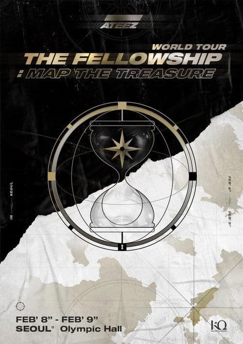 ATEEZ WORLD TOUR [THE FELLOWSHIP: MAP THE TREASURE SEOUL poster