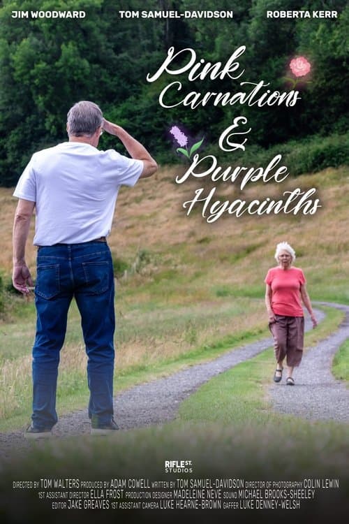 Pink Carnations & Purple Hyacinths poster