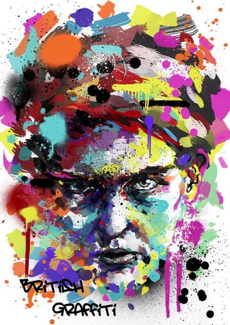 British Graffiti poster