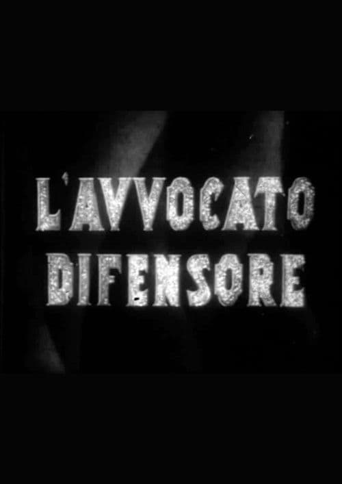 L'avvocato difensore poster