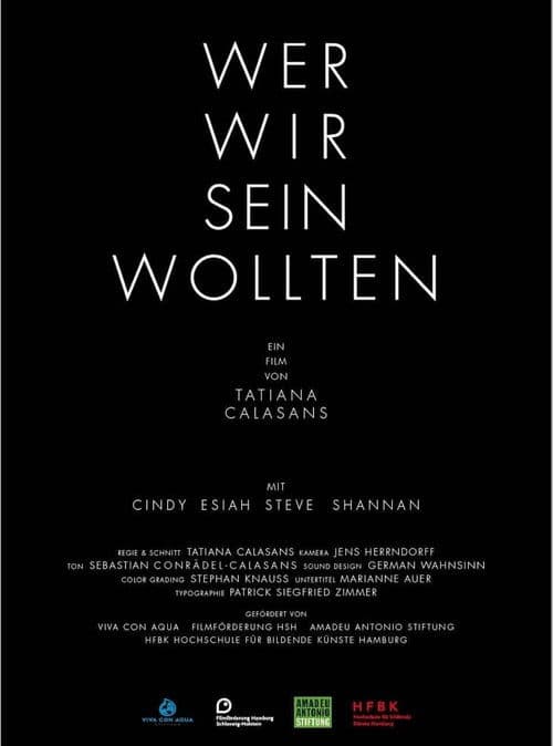 Wer wir sein wollten poster