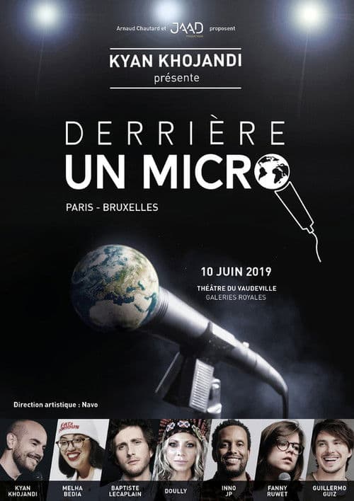 Derrière un micro - Paris-Bruxelles poster