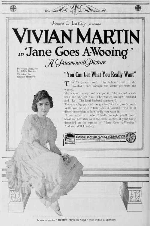 Jane Goes A-Wooing poster