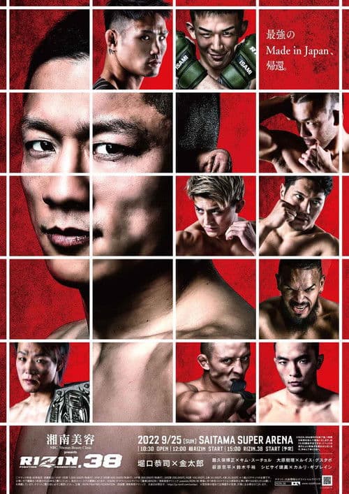 RIZIN 38 poster