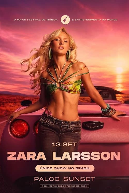 Zara Larsson  - Rock In Rio 2026 poster