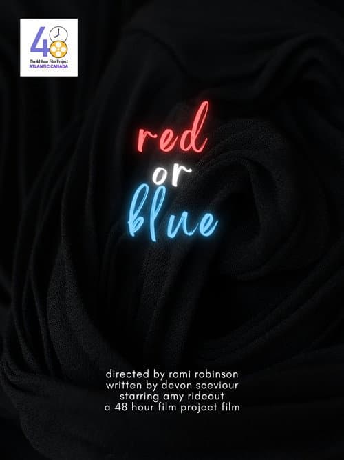 red or blue poster
