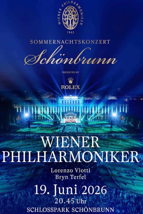 Vienna Philharmonic Summer Night Concert poster