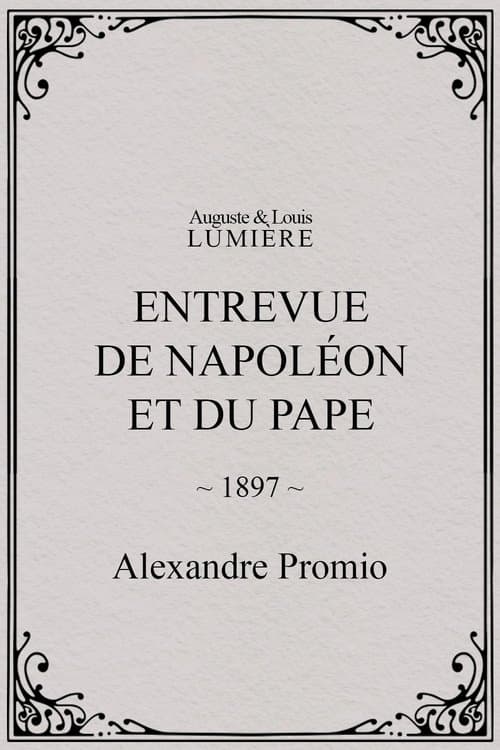 Interview Between Napoleon and the Pope poster