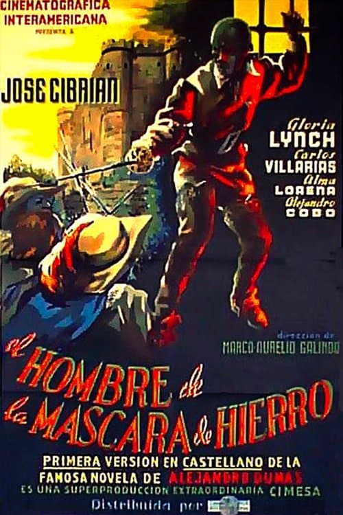 El hombre de la máscara de hierro poster