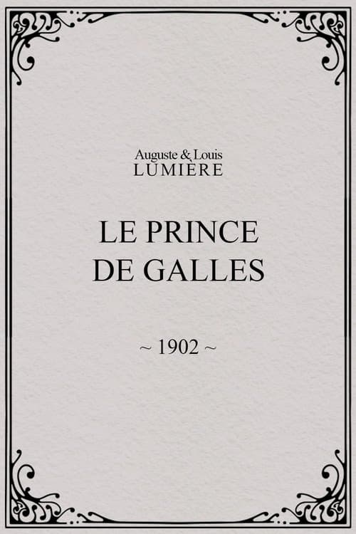 Le prince de Galles poster