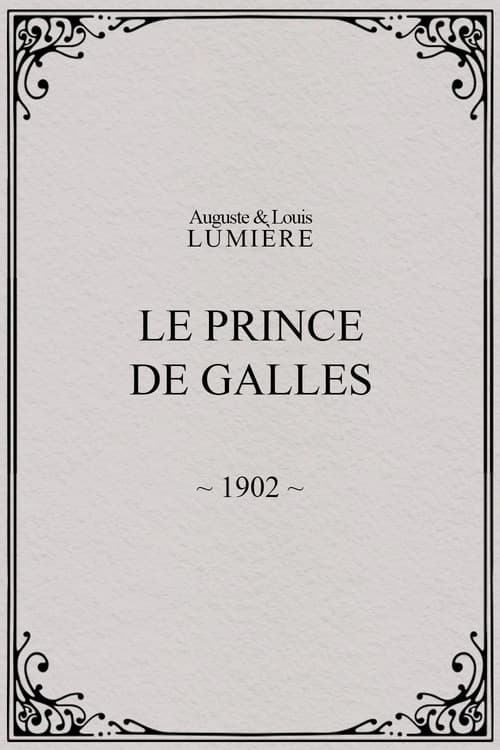 Le prince de Galles poster