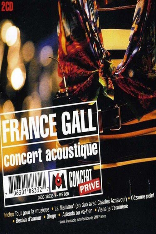 France Gall - Concert acoustique poster