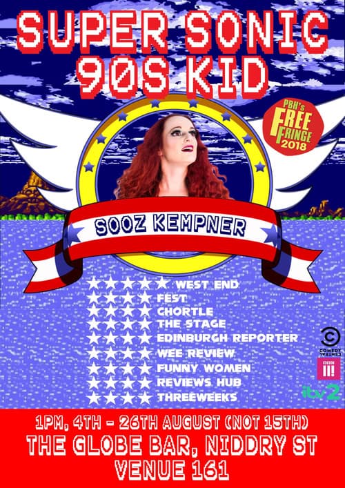 Sooz Kempner: Super Sonic 90s Kid poster
