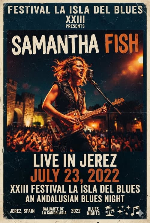 Samantha Fish - Live at Festival La Isla del Blues XXIII poster