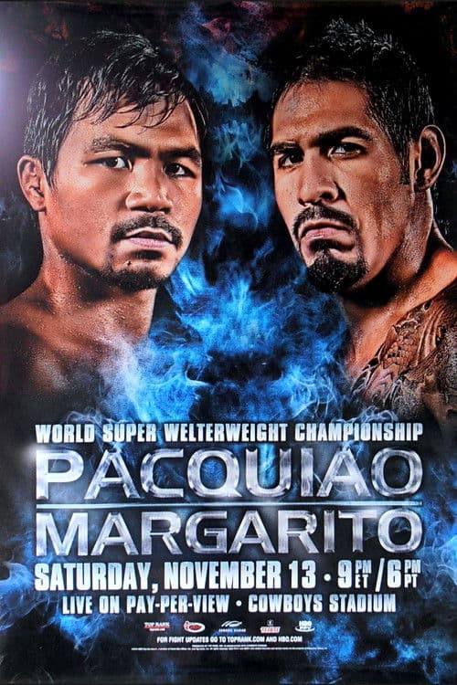 Manny Pacquiao vs. Antonio Margarito poster