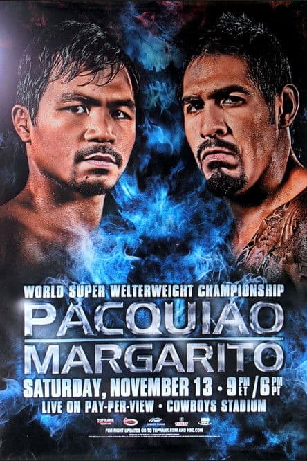 Manny Pacquiao vs. Antonio Margarito poster