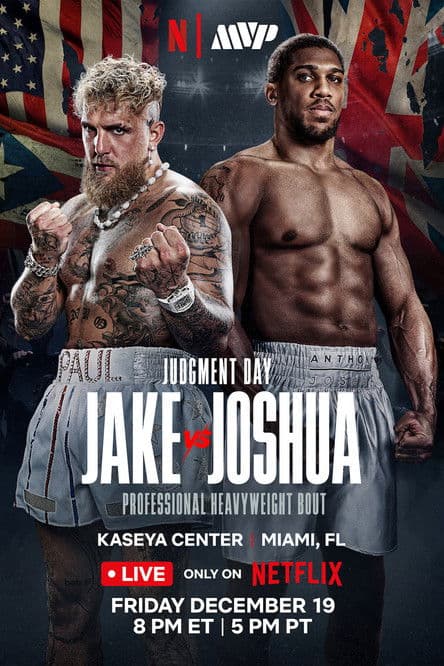 Jake Paul vs. Anthony Joshua poster