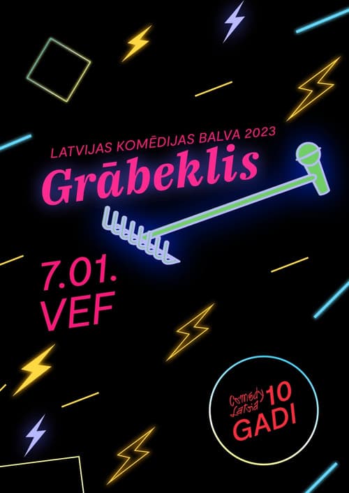 Grābeklis 2023 poster