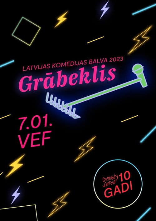 Grābeklis 2023 poster