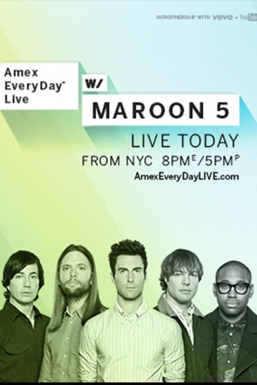 Maroon 5 - Live In Bowery Ballroom poster