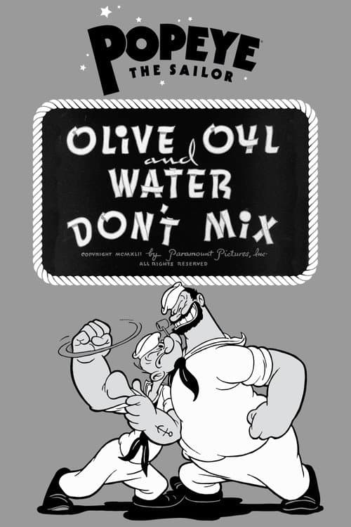 Olive Oyl and Water Don't Mix poster