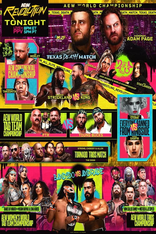 AEW Revolution 2026 poster