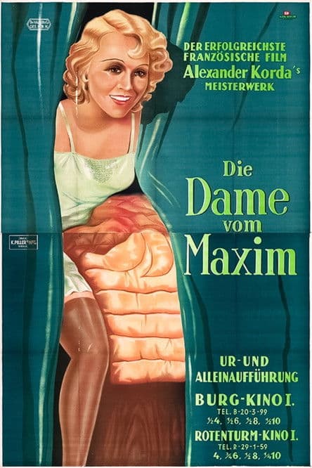 The Girl from Maxim's poster