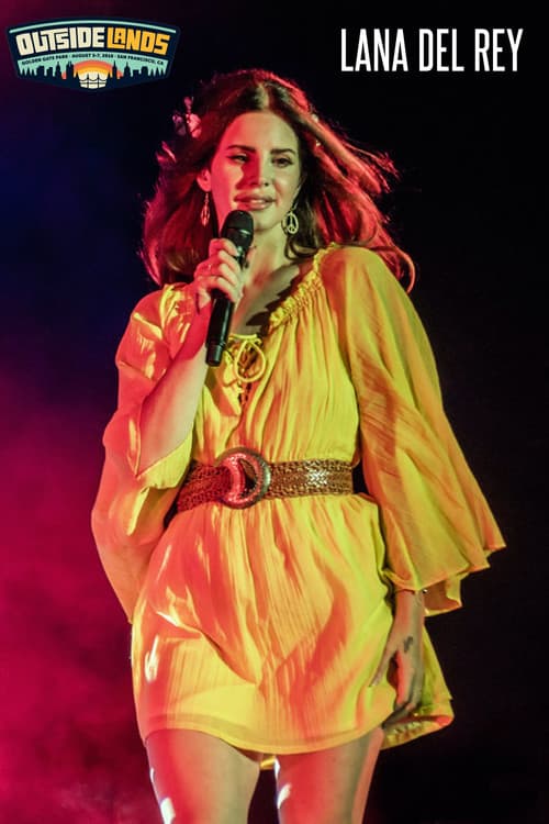 Lana Del Rey - Live at Outside Lands Festival poster
