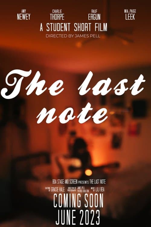 The Last Note poster