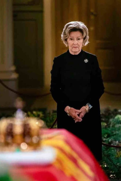 King Harald IV of Norway: The funeral poster
