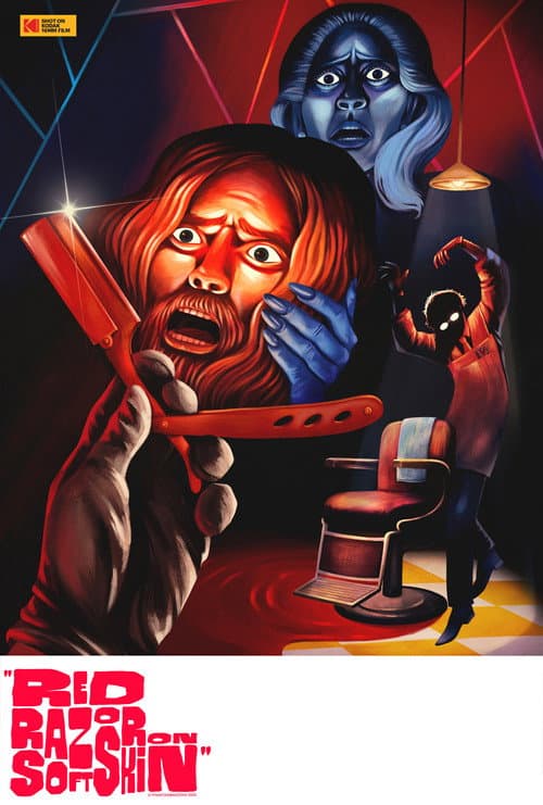 Red Razor On Soft Skin poster