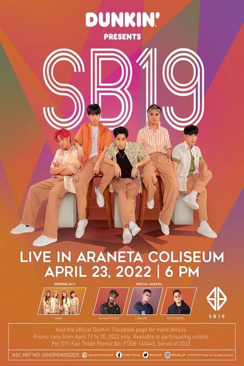 Dunkin Presents: SB19 Live in Araneta Coliseum poster