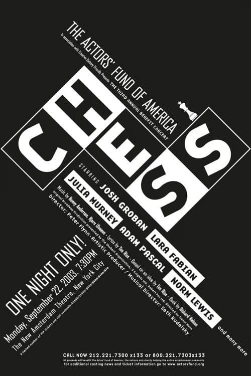 Chess (Actor's Fund of America Concert) poster