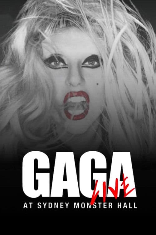 GAGA Live at Sydney Monster Hall poster