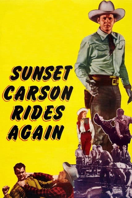 Sunset Carson Rides Again poster