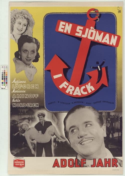 En sjöman i frack poster