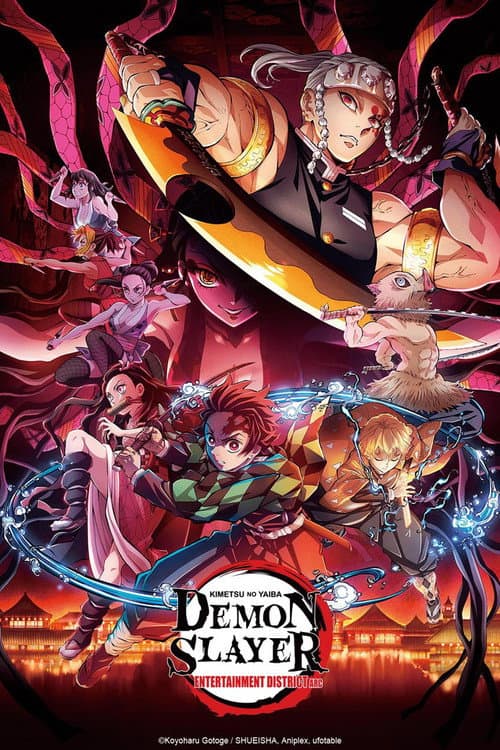 Demon Slayer: Kimetsu no Yaiba Entertainment District Infiltration Arc poster
