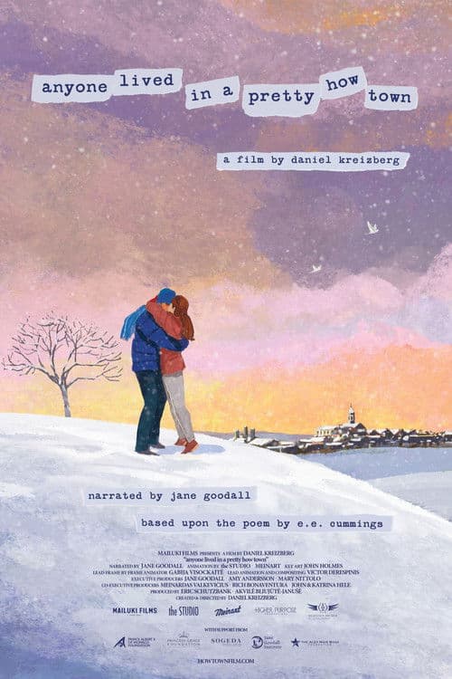 anyone lived in a pretty how town poster