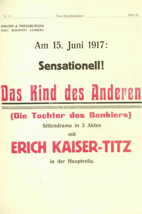 Das Kind des Anderen poster