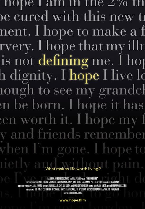 Defining Hope poster