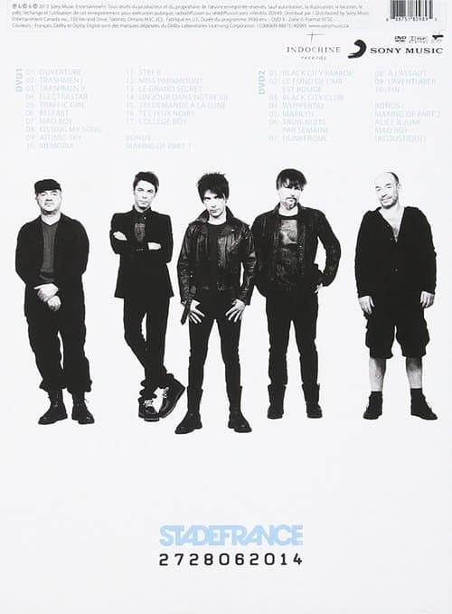 Indochine - Black City Concert - Stade de France 2014 poster