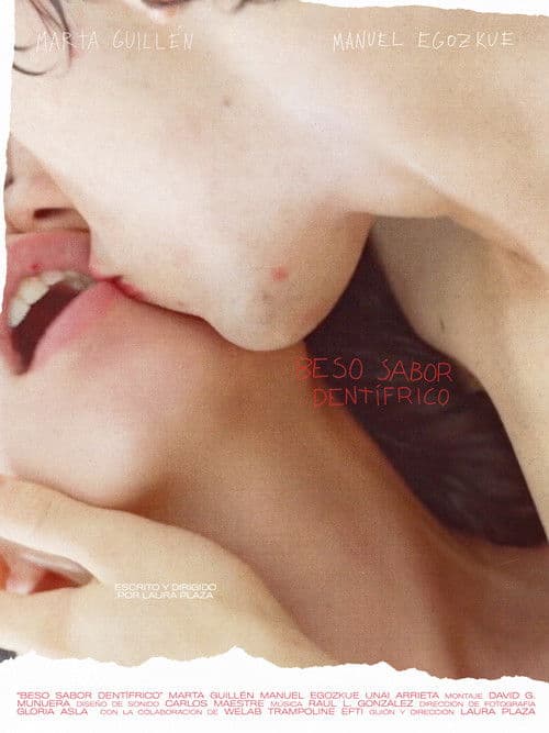 Beso sabor dentífrico poster