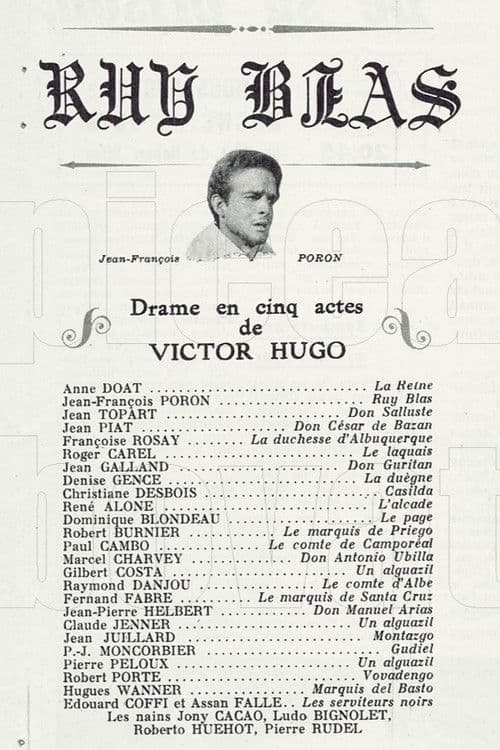 Ruy Blas poster