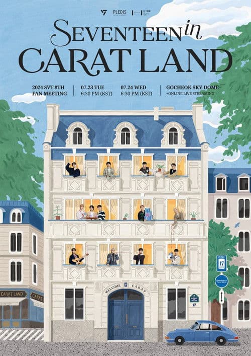 2024 SVT 8TH FAN MEETING〈SEVENTEEN in CARAT LAND〉 poster