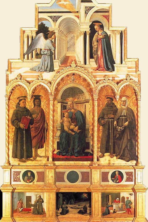 Stefano Di Giovanni dit Sassetta « Le Retable en morceaux, Polyptyque » poster