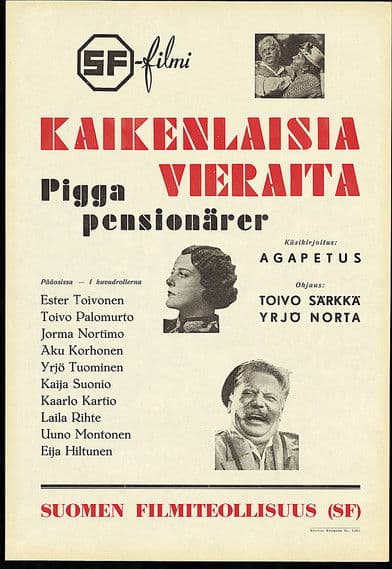 Kaikenlaisia vieraita poster